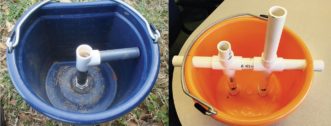 modifications to prevent pipe from spinning when sampling moist soils